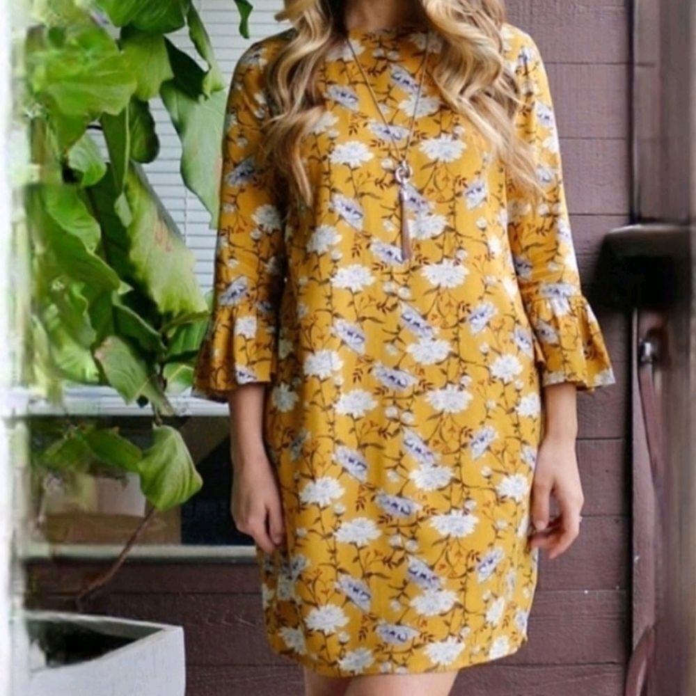 Old Navy Floral Midi Dress Size Small